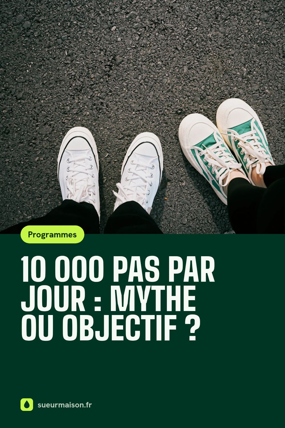 Épingle Pinterest : 10 000 pas par jour : mythe ou objectif ?