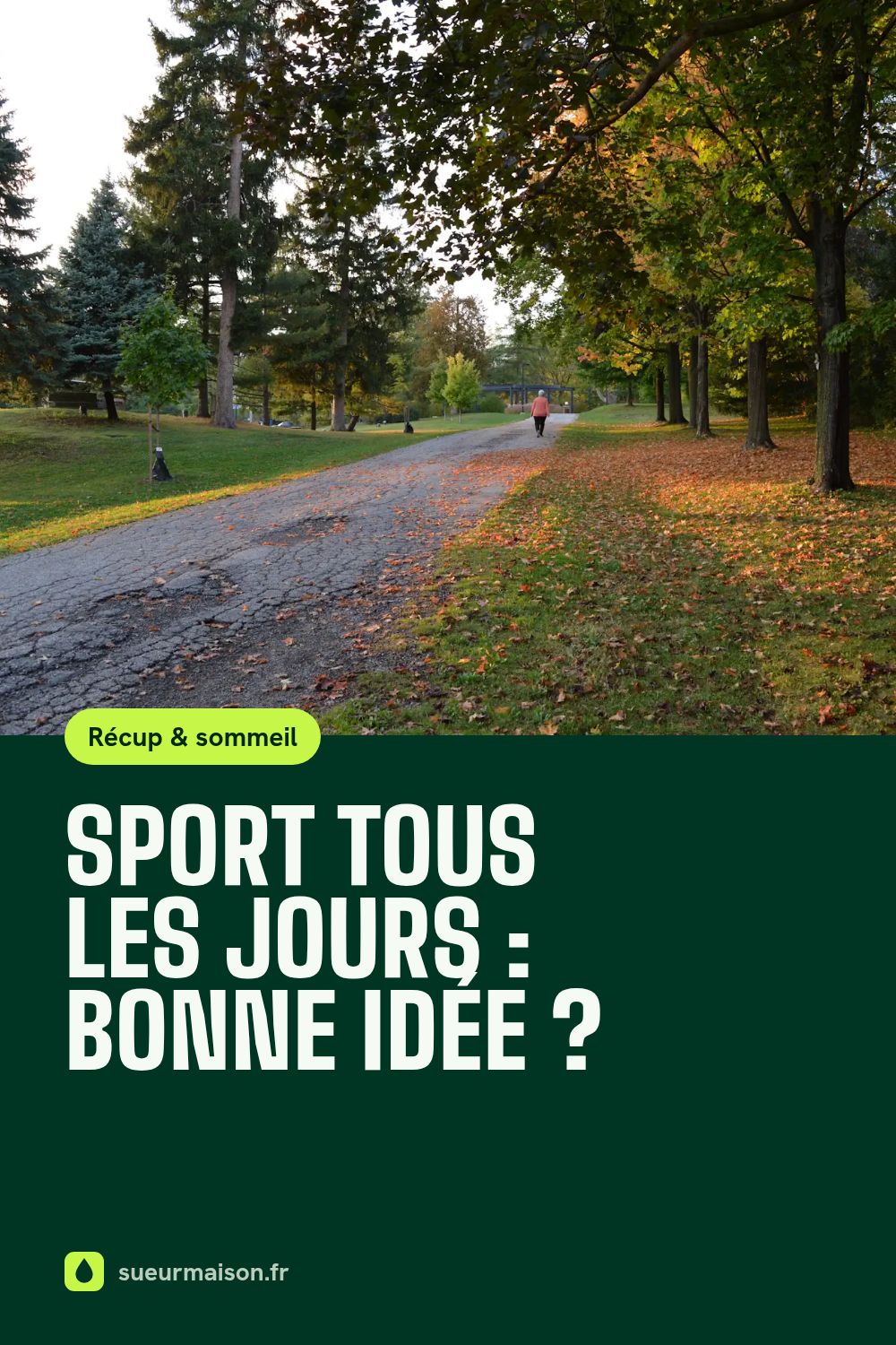Épingle Pinterest : Sport tous les jours : bonne idée ?