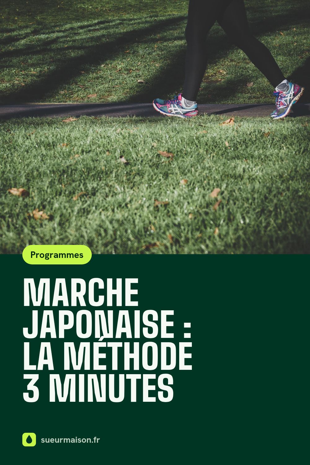 Épingle Pinterest : Marche japonaise : la méthode 3 minutes