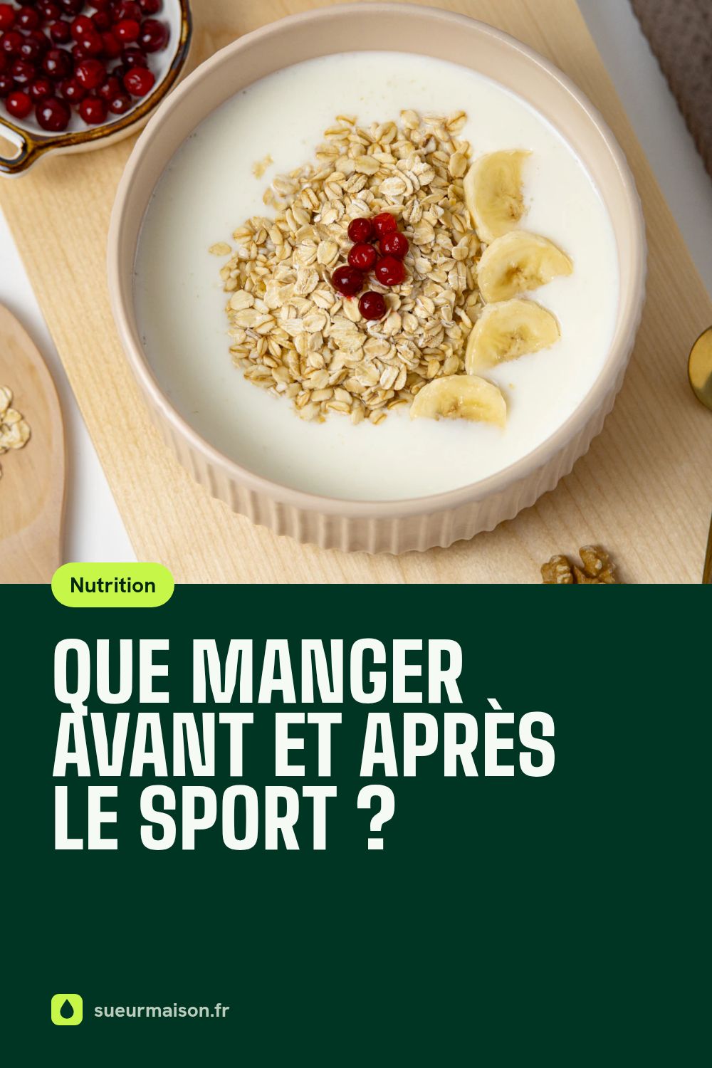 Épingle Pinterest : Que manger avant et après le sport ?